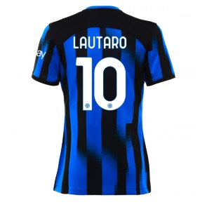 Maillot de foot Inter Milan Lautaro Martinez #10 Domicile Femmes 2023-24 Manches Courte